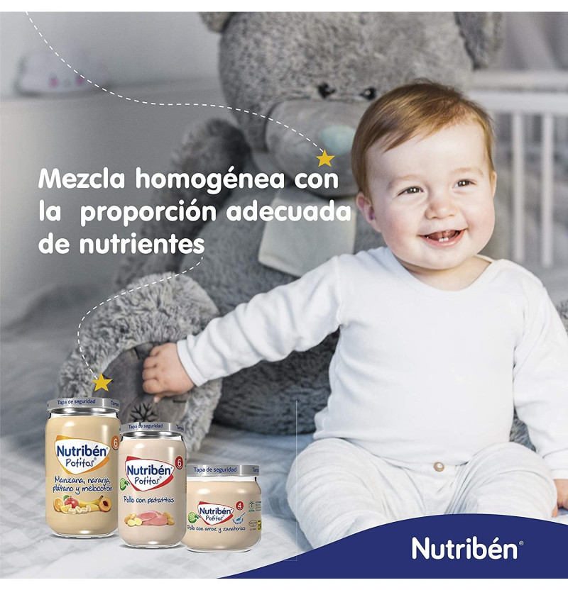 Nutriben Pollo con Guisantes y Zanahorias - Alter Farmacia S.a