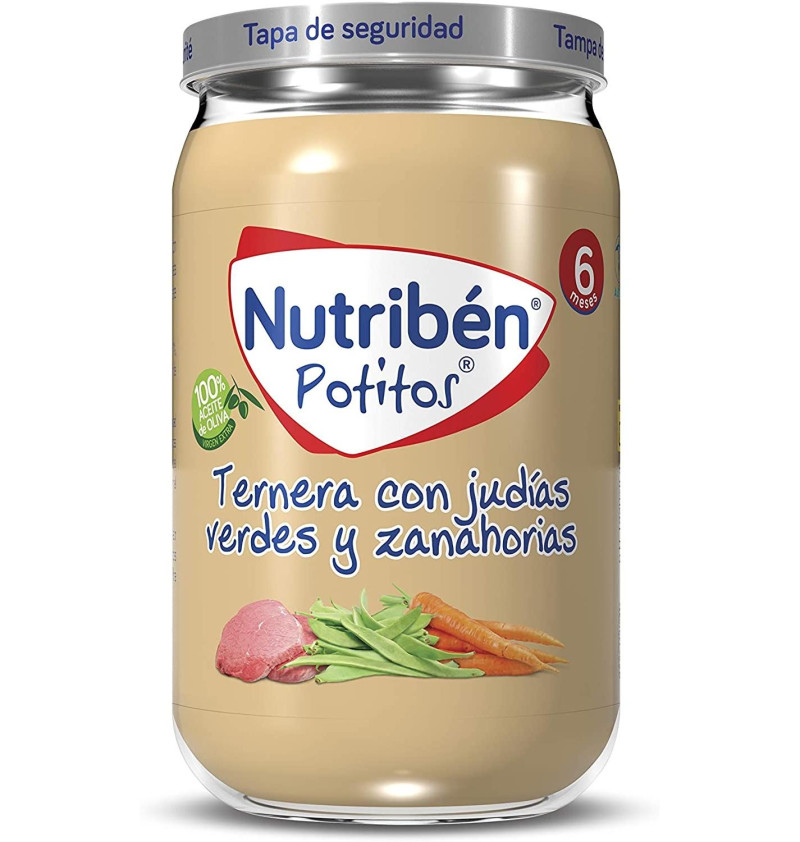 Nutriben Ternera con Judias Verdes y Zanahorias - Alter Farmacia S.a