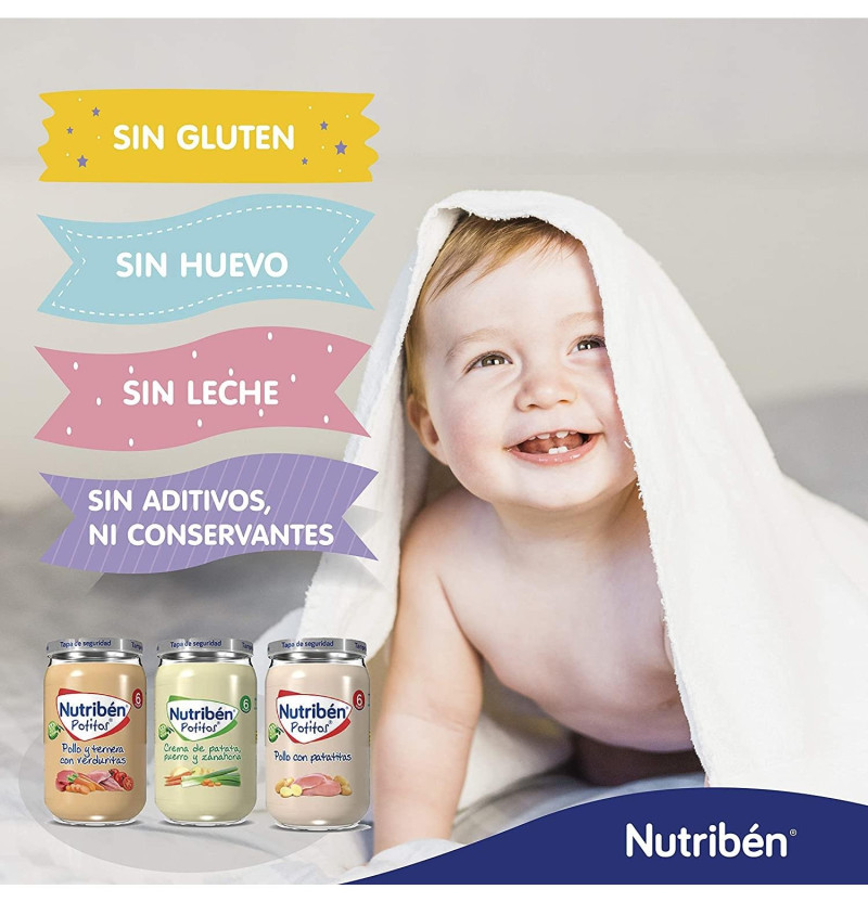Nutriben Jamon y Ternera con Menestra de Verduras - Alter Farmacia S.a