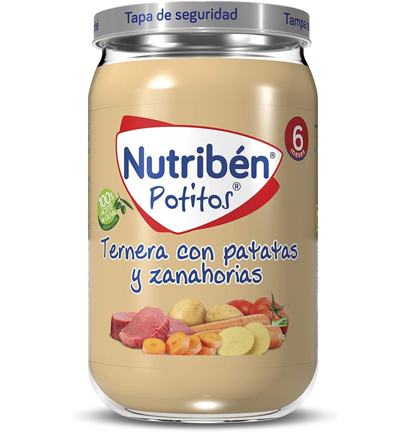 Nutriben Ternera con Patatas y Zanahorias - Alter Farmacia S.a