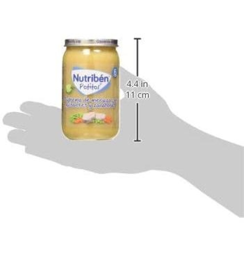 Nutriben Suprema de Merluza con Guisantes Zanahorias - Alter Farmacia S.a