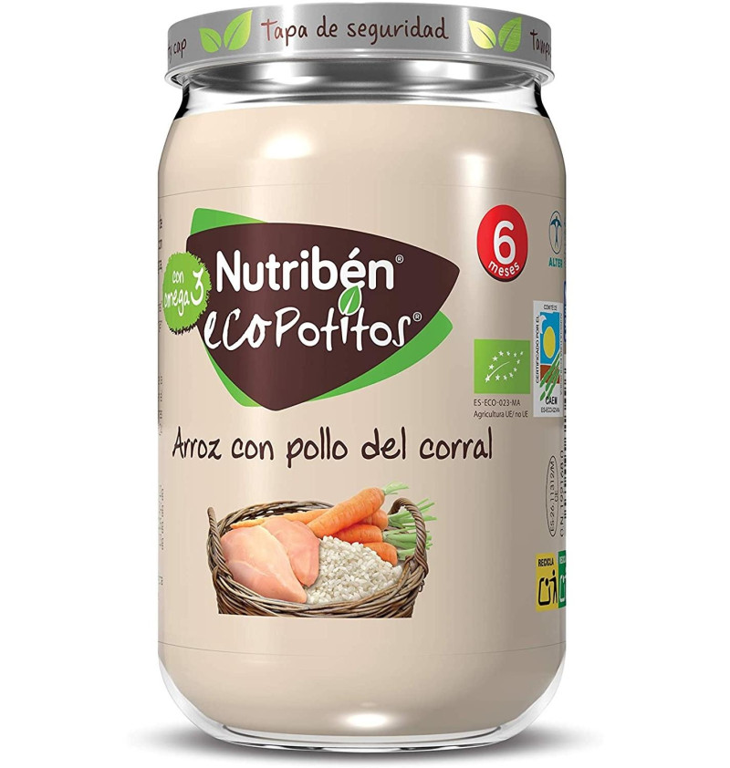 Nutriben Ecopotitos Pollo del Corral con Arroz - Alter Farmacia S.a