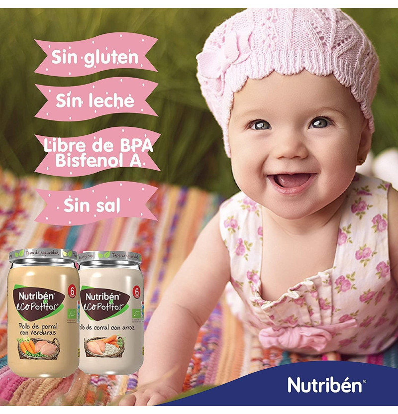 Nutriben Ecopotitos Pollo del Corral con Arroz - Alter Farmacia S.a