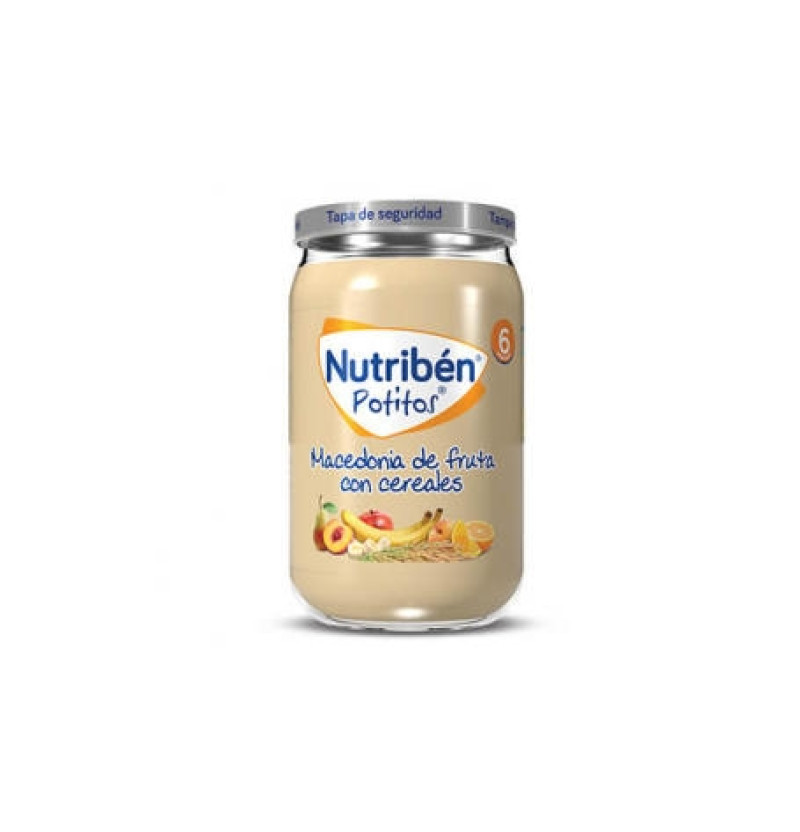 Nutriben Potitos Macedonia de Frutas con Cereales, 2 Envases - Alter Farmacia S.a