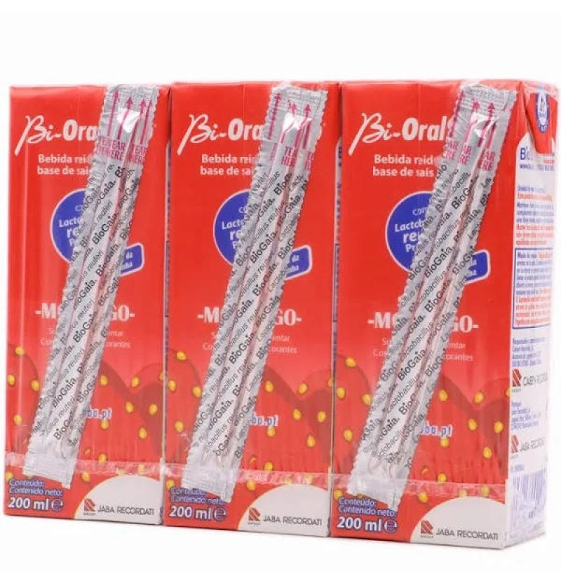 Bioralsuero (3 Tetrabrick 200 ml Sabor Fresa) - Casen Fleet