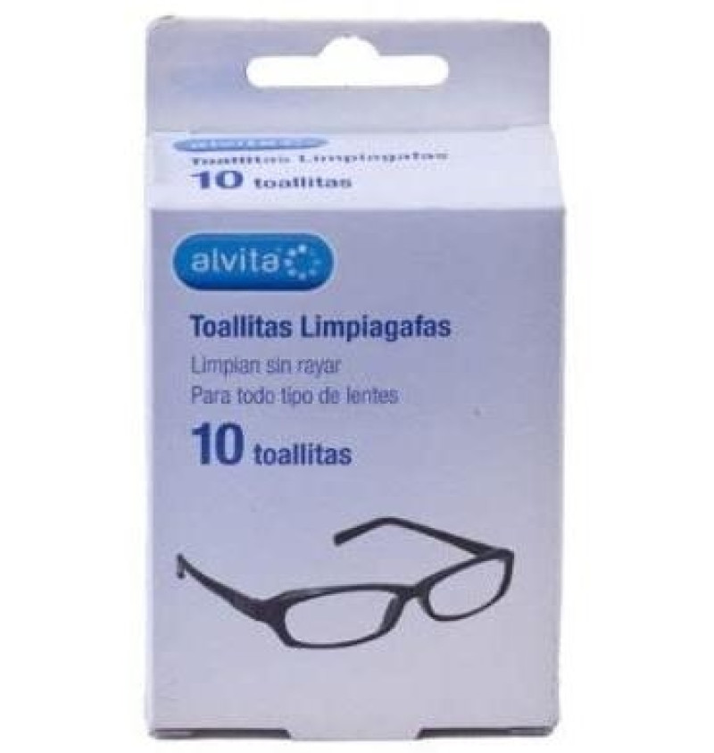 Alvita Toallitas Limpiagafas,10 Unidades. -  Alliance Healthcare