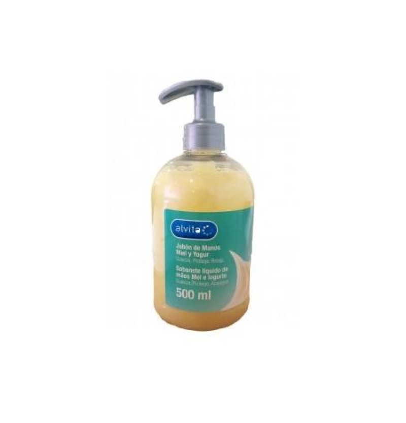 Alvita Jabón de Manos Miel y Yogur, 500 ml - Alliance Healthcare