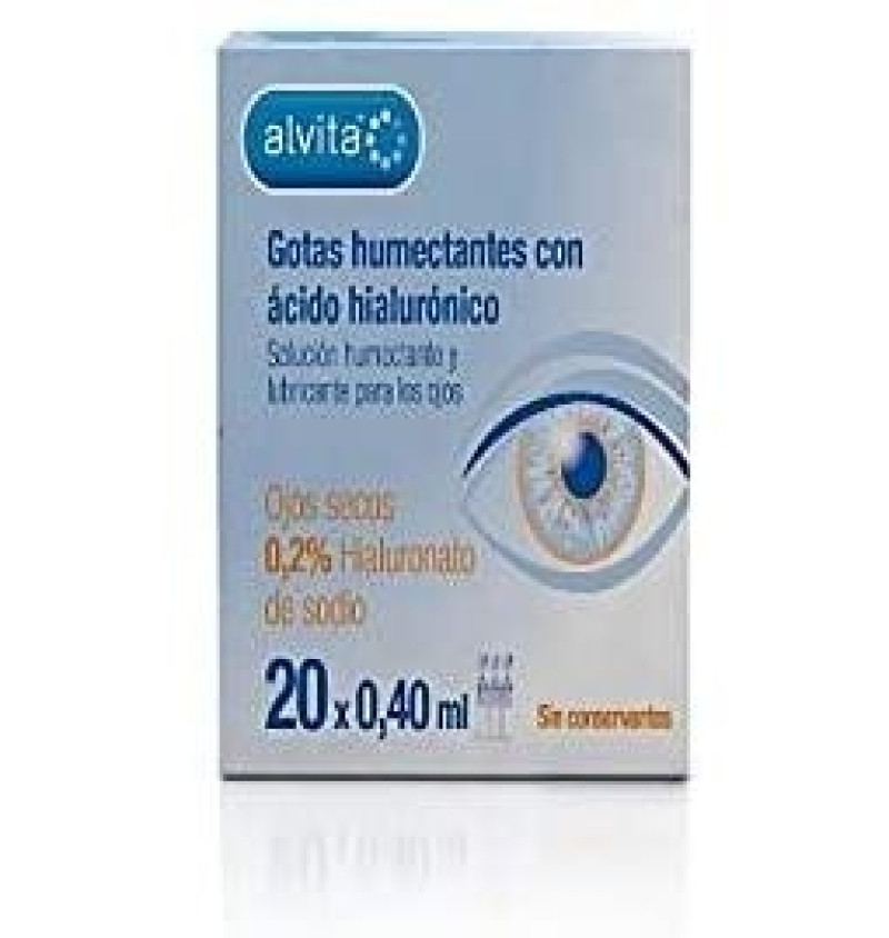 Alvita Gotas Humectantes con Ácido Hialuronico (20 Monodosis 0,40 ml) - Otros Laboratorios