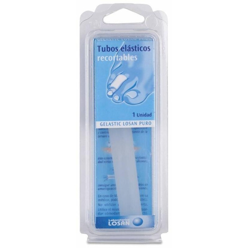 Gelastic Tubos Elásticos Recortables 100% Gel, Talla S, 11mm, 1 Ud - Losan