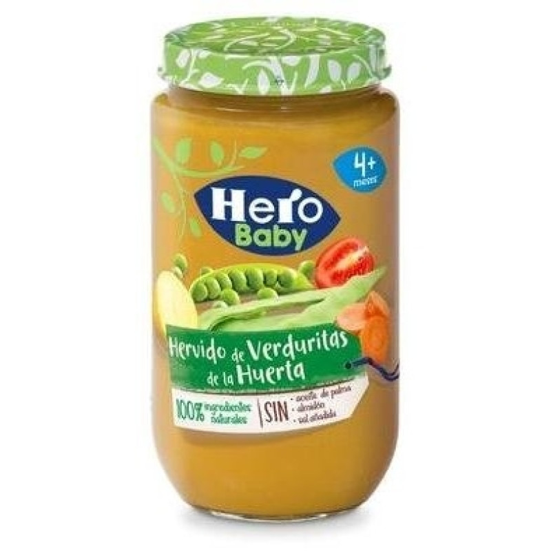 Baby Hervido Verduras Huerta 235g - Hero
