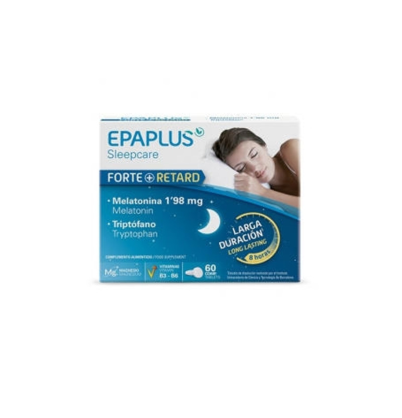 Epaplus Sleepcare Melatonina Retard con Triptofano (60 Comprimidos) - Peroxfarma