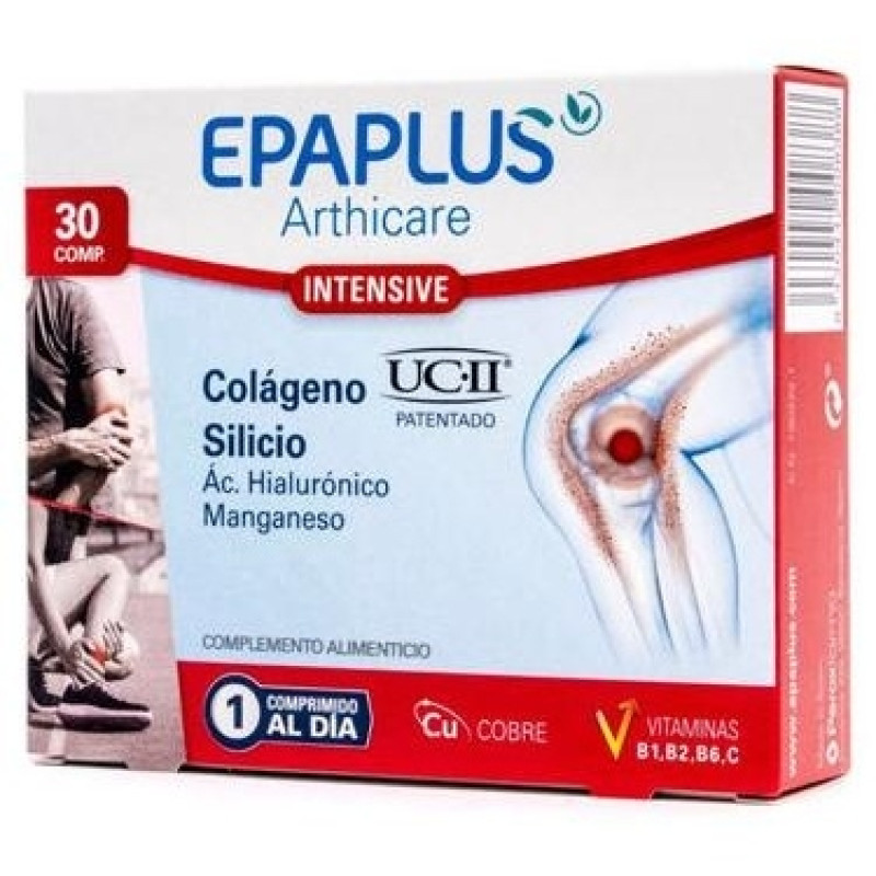 Arthicare Intensive Colágeno Uc - Ii + Silicio, 30 Comprimidos - Epaplus