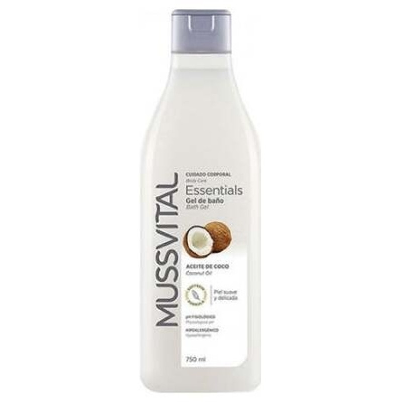 Mussvital Essentials Botanics Coconut Bath Gel 750Ml