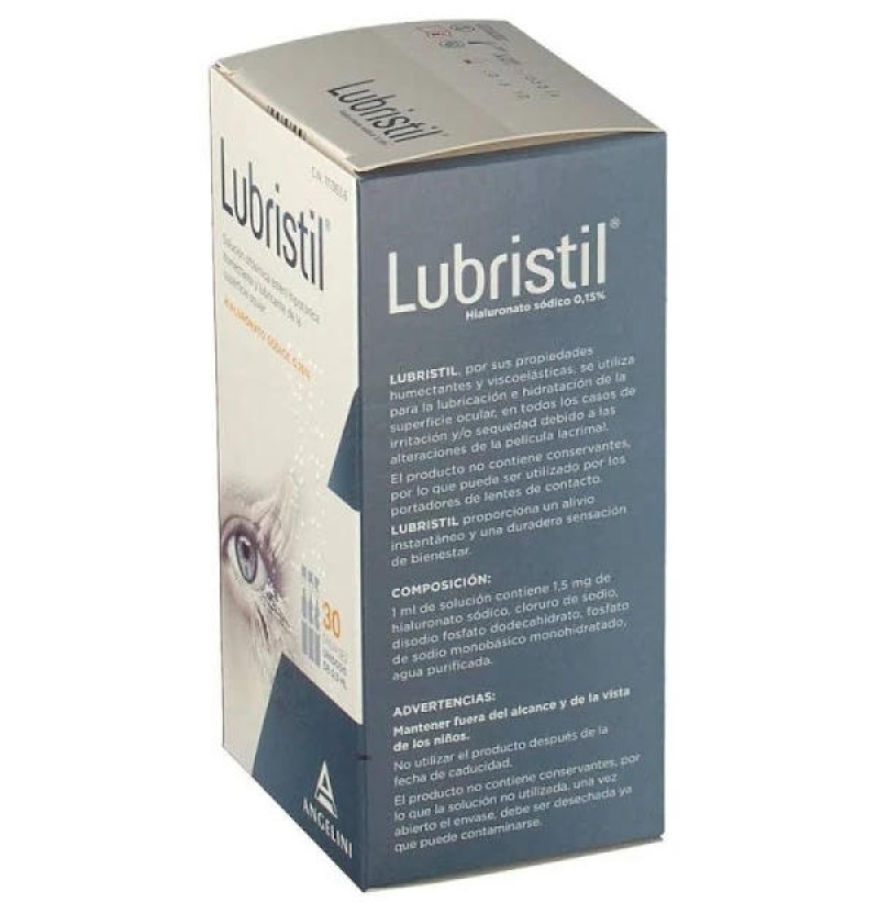 Lubristil Solución Oftalmica (30 Monodosis 0,3 ml) - Farmaceutica Angelini S.a
