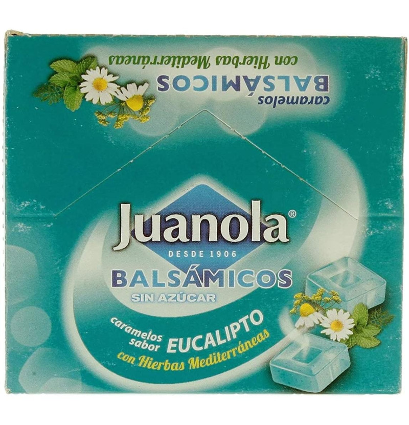 Juanola Caramelos Eucaliptus Vit C y Hierbas Med (1 Envase 32,4 g) - Farmaceutica Angelini S.a