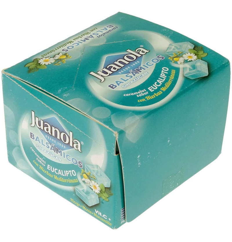 Juanola Caramelos Eucaliptus Vit C y Hierbas Med (1 Envase 32,4 g) - Farmaceutica Angelini S.a