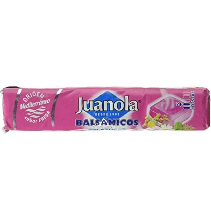 Juanola Caramelos Fresa Vit C y Hierbas Med (1 Envase 32,4 g) - Farmaceutica Angelini S.a
