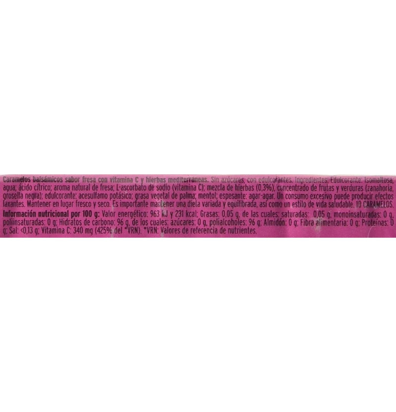 Juanola Caramelos Fresa Vit C y Hierbas Med (1 Envase 32,4 g) - Farmaceutica Angelini S.a