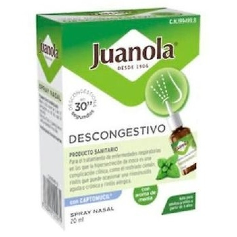 Descongestivo Spray Nasal, 20 ml - Juanola
