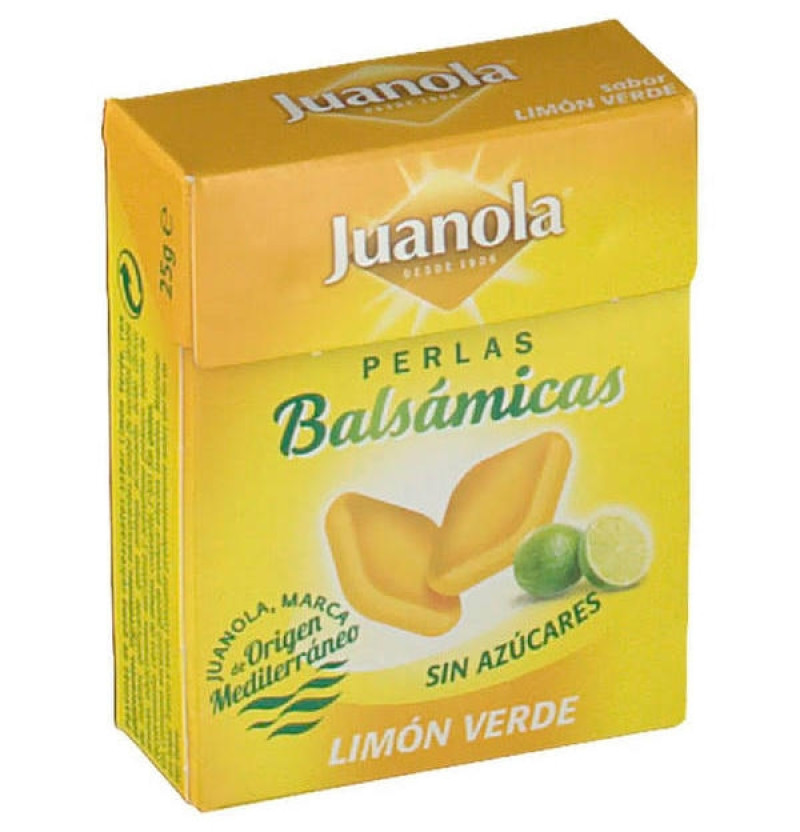 Juanola Perlas Limon Verde (1 Envase 25 g) - Farmaceutica Angelini S.a