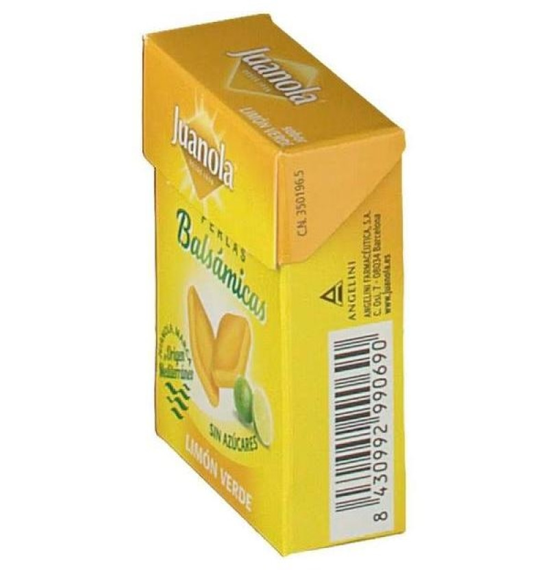 Juanola Perlas Limon Verde (1 Envase 25 g) - Farmaceutica Angelini S.a