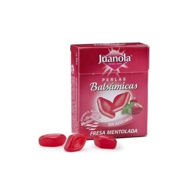 Juanola Perlas Fresa Mentolada (1 Envase 25 g) - Farmaceutica Angelini S.a