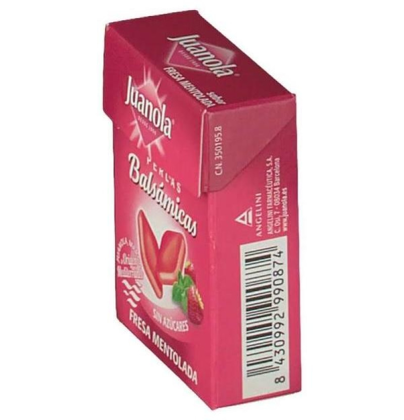 Juanola Perlas Fresa Mentolada (1 Envase 25 g) - Farmaceutica Angelini S.a