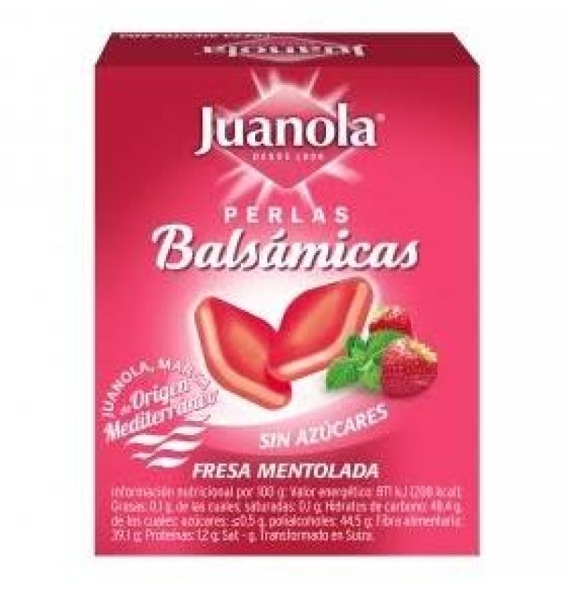 Juanola Perlas Fresa Mentolada (1 Envase 25 g) - Farmaceutica Angelini S.a