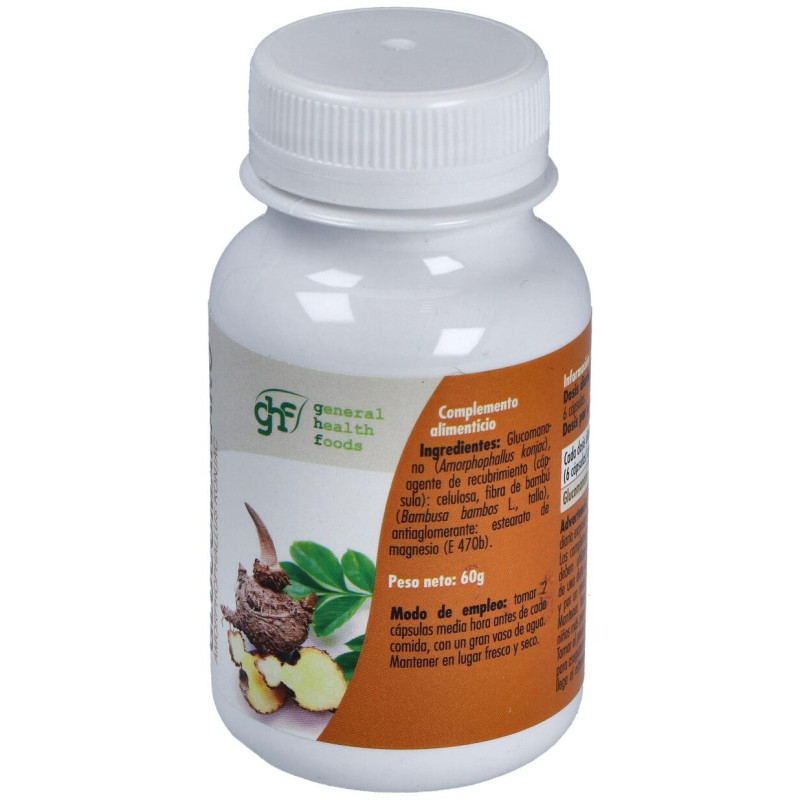 Glucomanano 600Mg. 100Cap.