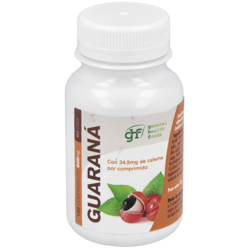 Guaraná 600mg 120comp - Ghf