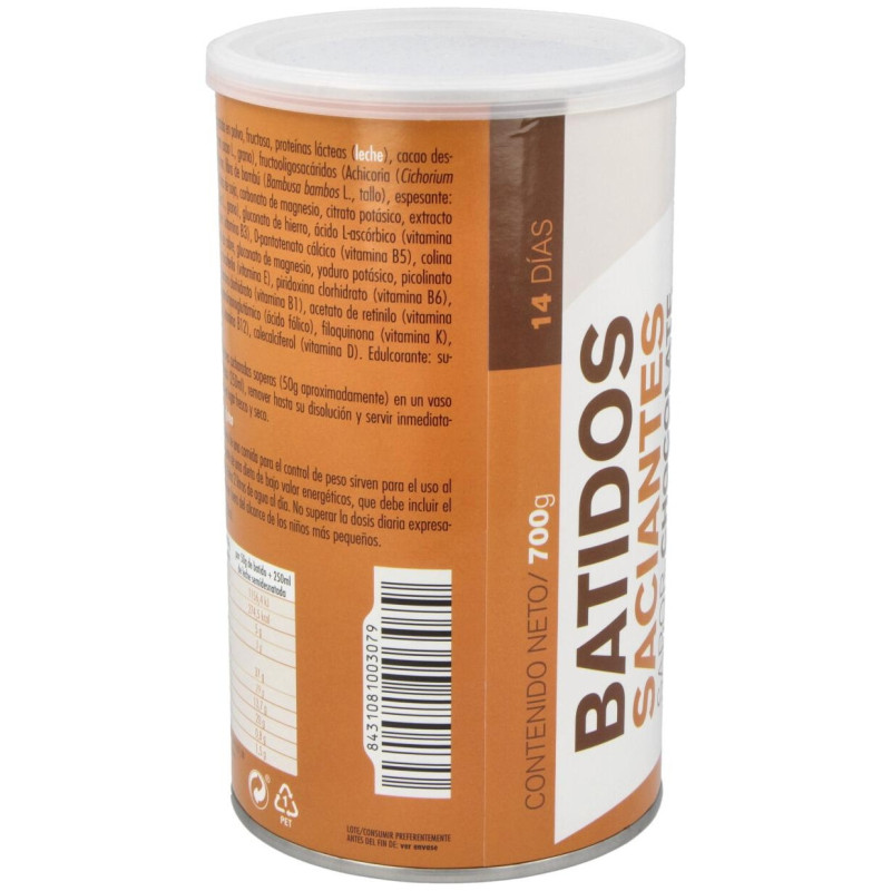 Batido Control De Peso Sabor Chocolate 700Gr. 2