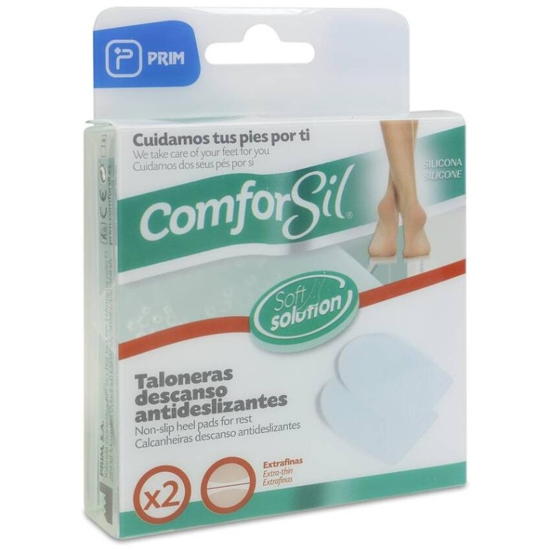 Taloneras de Silicona para Descanso Talla S, 1 Par - Comforsil