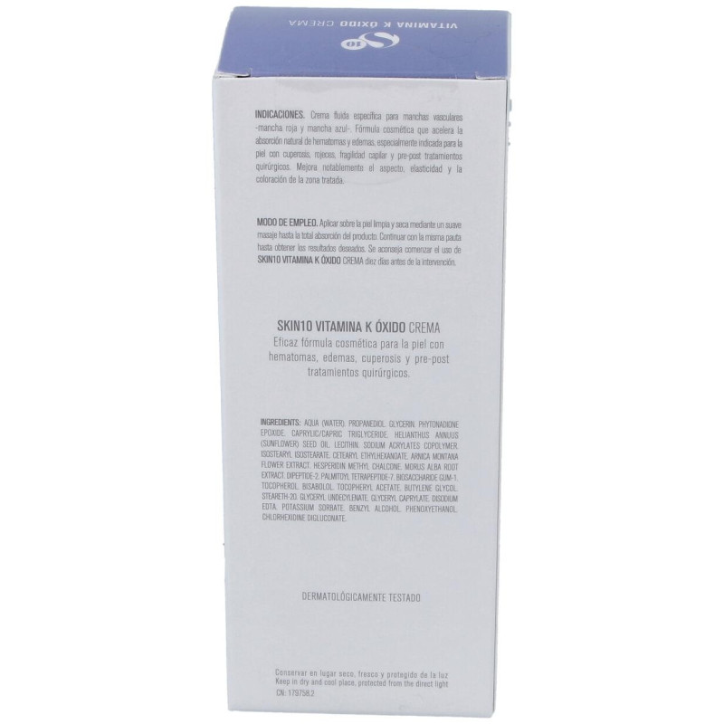 Skin 10 Vit K Crema 75ml - Medichy Model