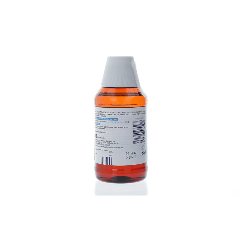 Parodontax Extra Colutorio sin Alcohol - Digluconato de Clorhexidina al 0.2% (1 Envase 300 ml) - Glaxosmithkline
