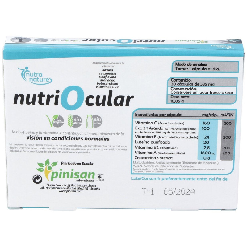 Nutriocular 30cáps - Pinisan