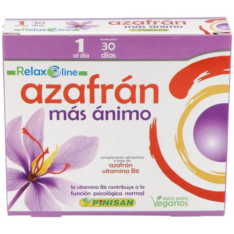 Relax Line Azafran Mas Animo 30cap - Pinisan