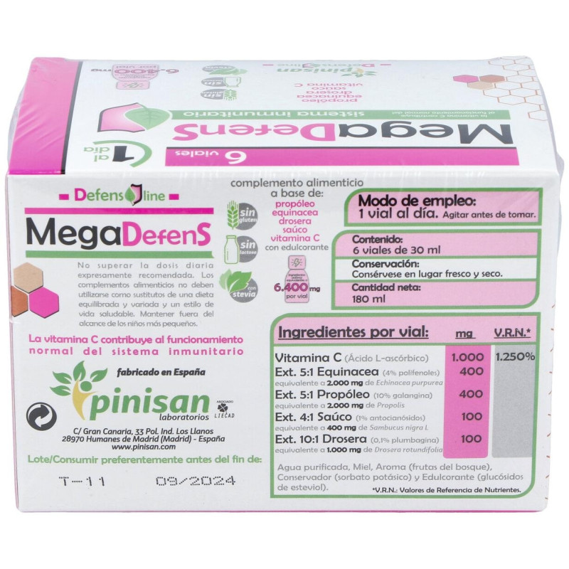 Mega Defens 6 Vialesx30ml - Pinisan