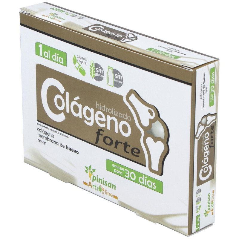 Colágeno Hidrolizado Forte 30cáps - Pinisan