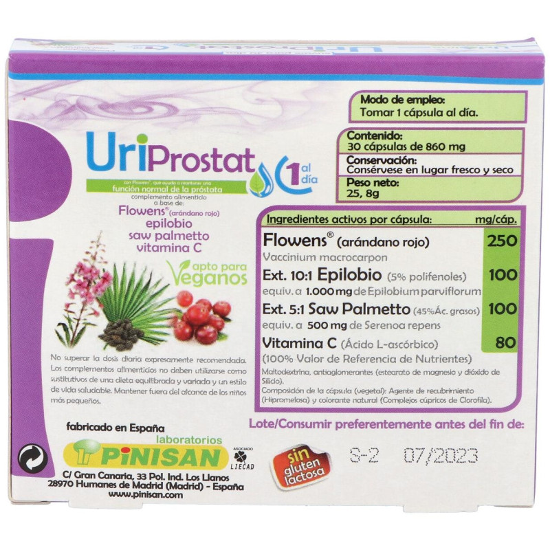 Uriprostat 30caps - Pinisan