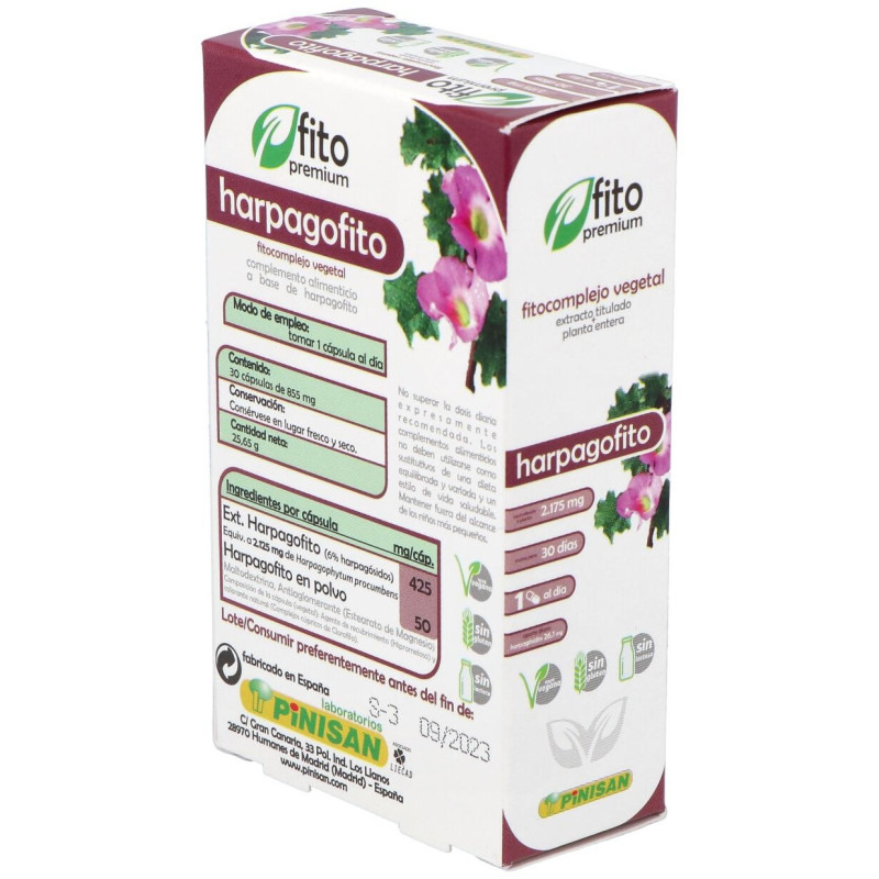 Fito Premium - Harpagofito - 30 Cápsulas - Pinisan