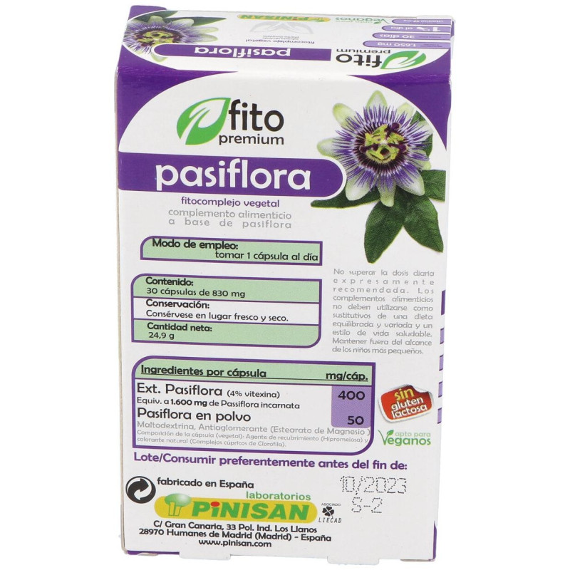 Fito Premium Pasiflora 30caps - Pinisan