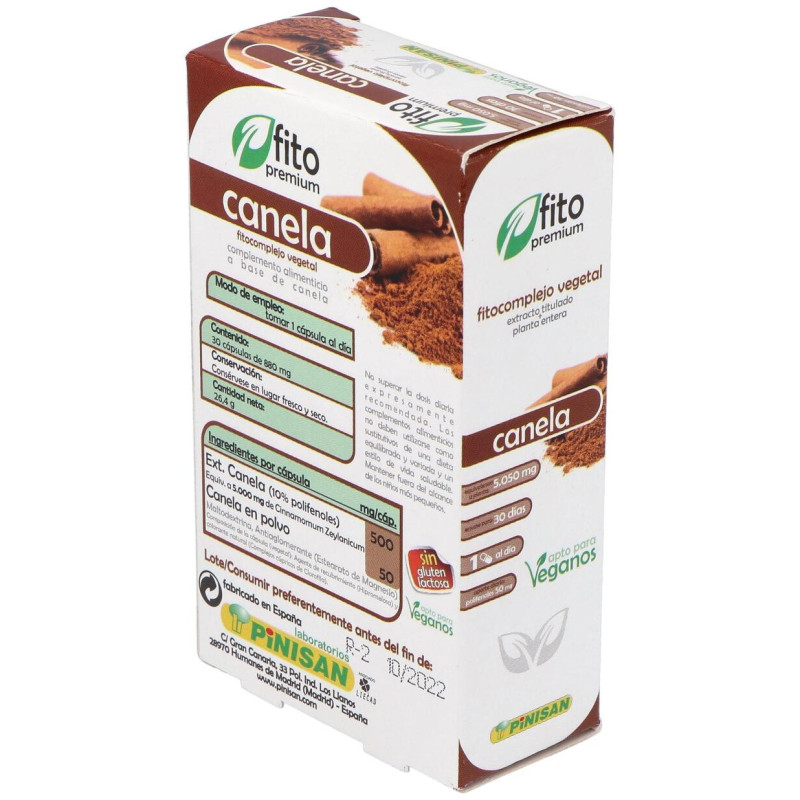 Fito Premium - Canela - 30 Cápsulas - Pinisan