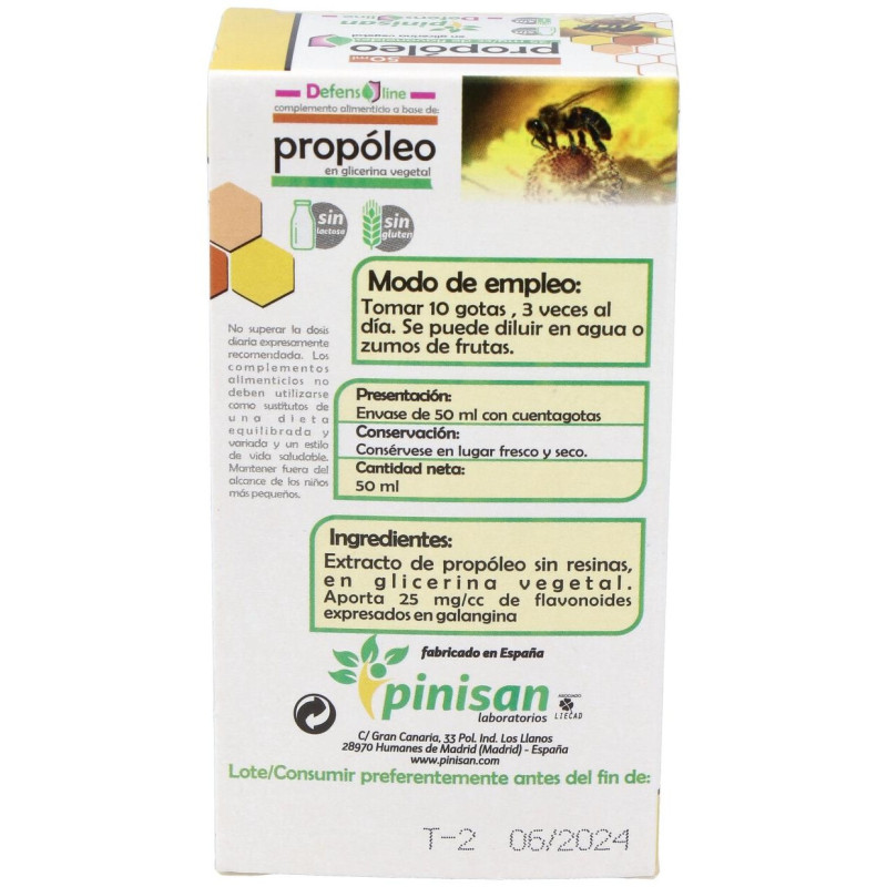 Extracto Propóleo 50ml - Pinisan