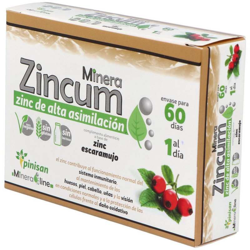 Minera Zincum 60caps - Pinisan