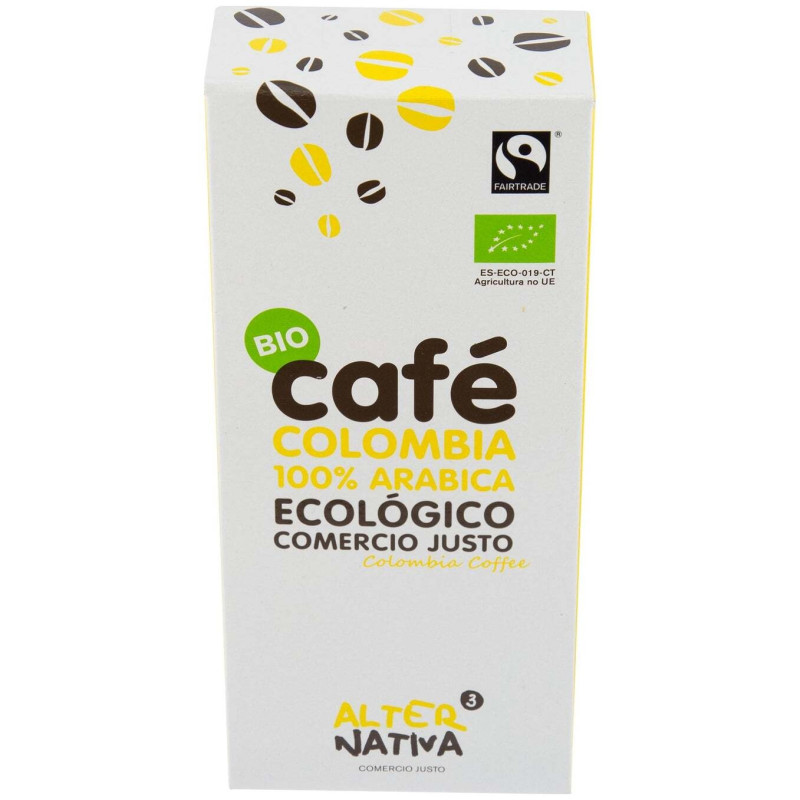 Alternativa3 Cafe Molido Colombia Arabica 250g - Alternativa 3