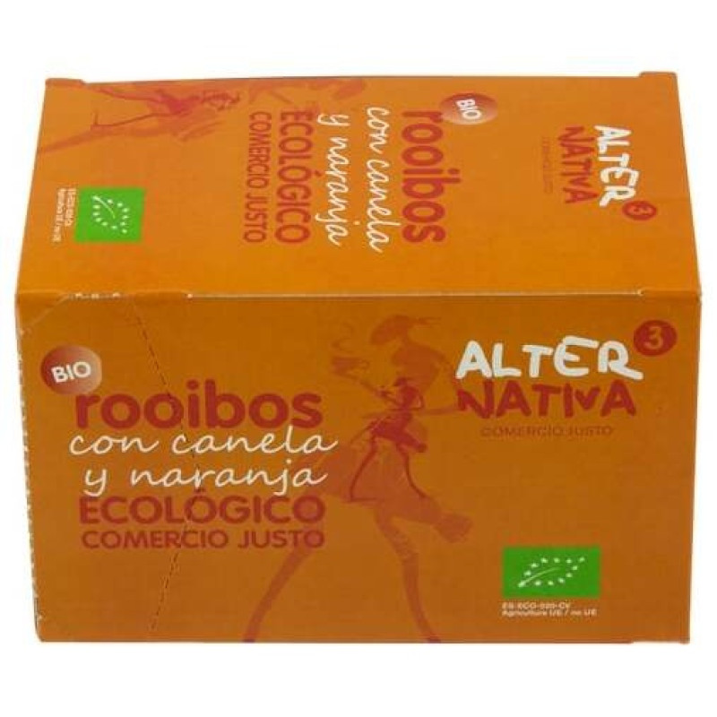 Alternativa3 Te Rooibos Naranja Canela Bio 20 Bolsitas - Alternativa 3