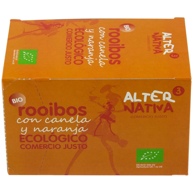 Alternativa3 Te Rooibos Naranja Canela Bio 20 Bolsitas - Alternativa 3