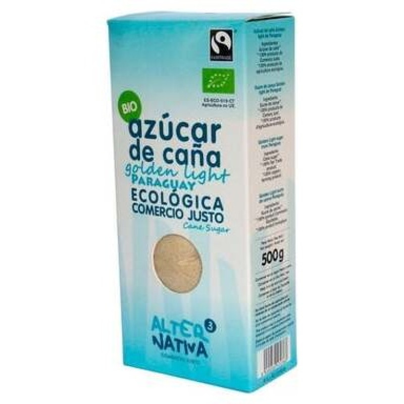 Alternativa3 Azucar Caña Golden Lig Bio 500g - Alternativa 3
