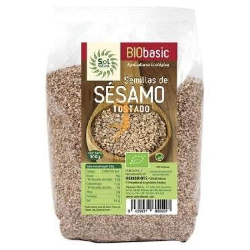 Sol Natural Semillas de Sésamo Tostado Bio 500g - Solnatural