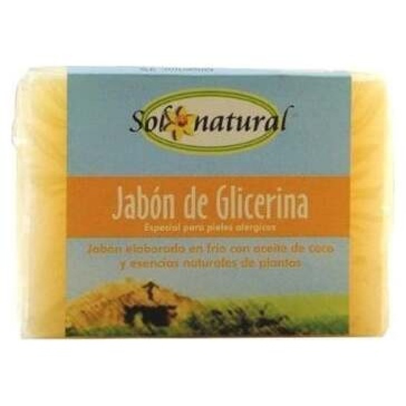 Jabon Glicerina Alergias 100g - Solnatural